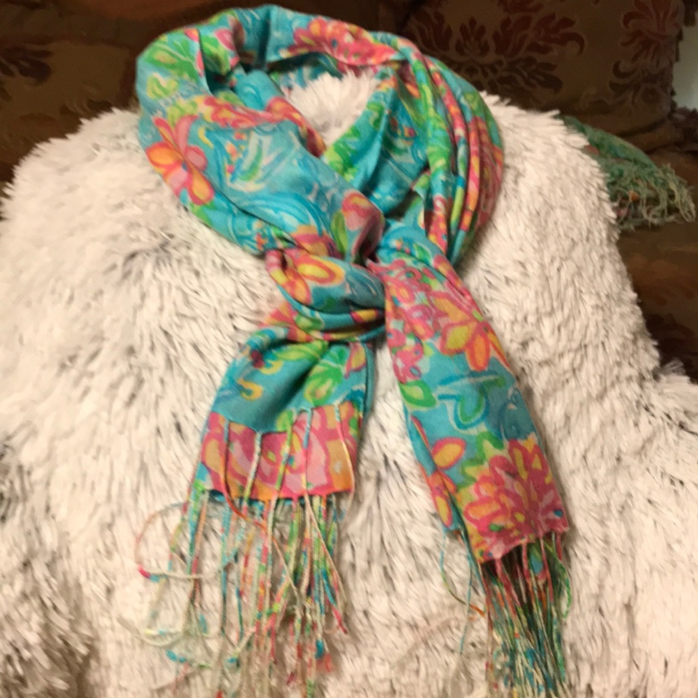 Lilly multicolor silk scarf